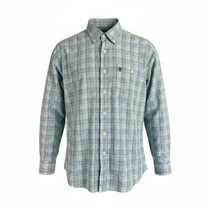 Wrangler George Strait Cowboy Cut Plaid Button Down Shirt